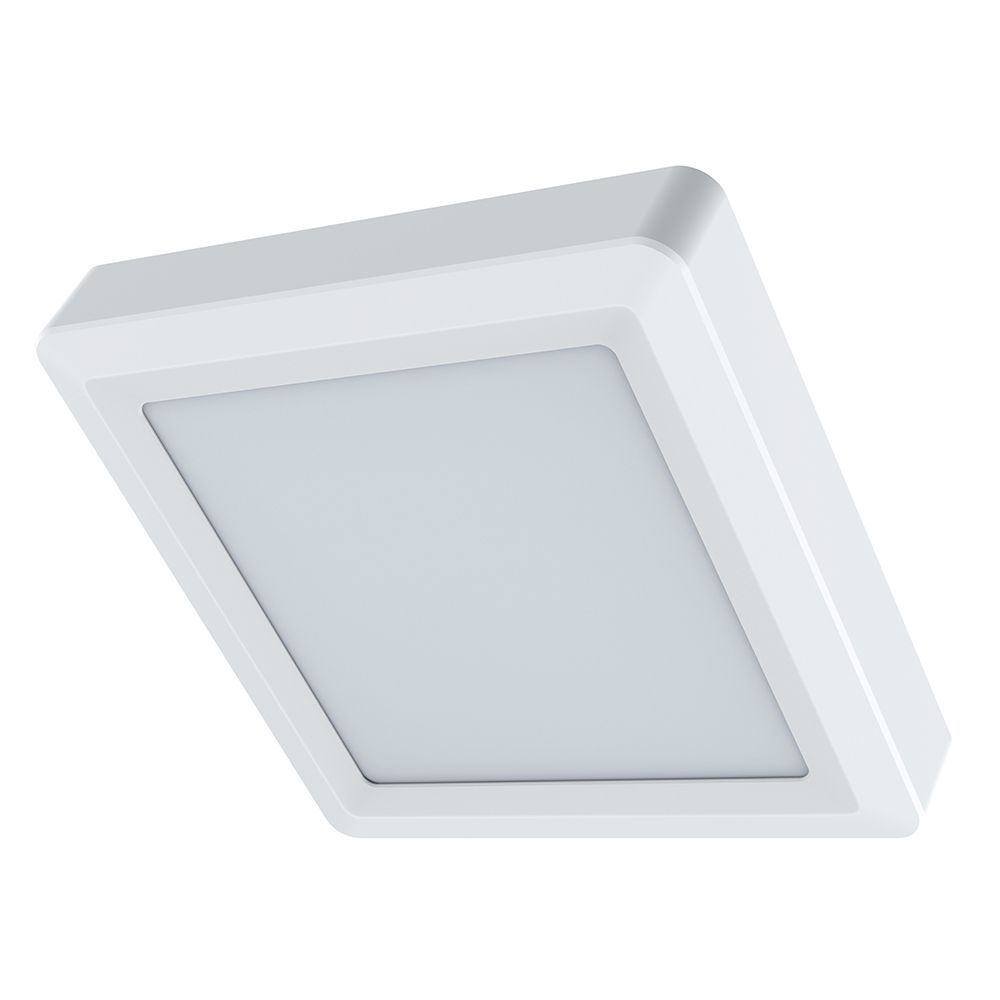 Eurolux white ceiling light, front view