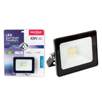 Eurolux floodlight shown in its packaging