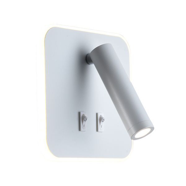 Eurolux white ceiling light, front view