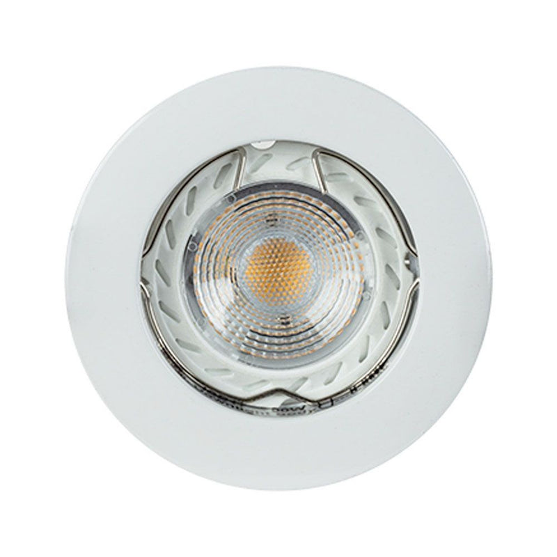 Radiant white downlight, front view
