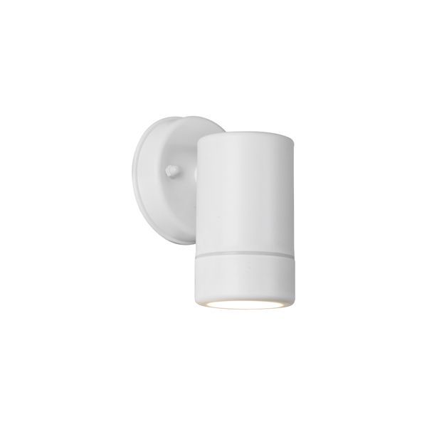Eurolux white wall light, front view