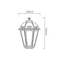 Eurolux white wall light shown in its packaging