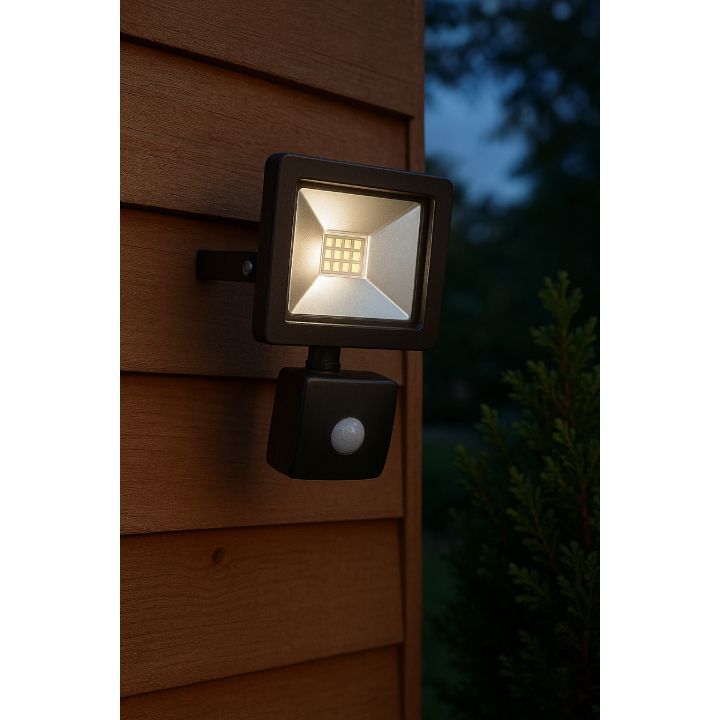 Close-up detail of the Eurolux floodlight