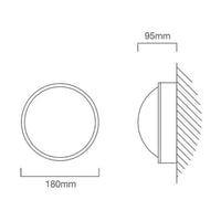 Eurolux bulkhead light dimensions diagram