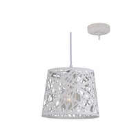 Eurolux white pendant light, front view