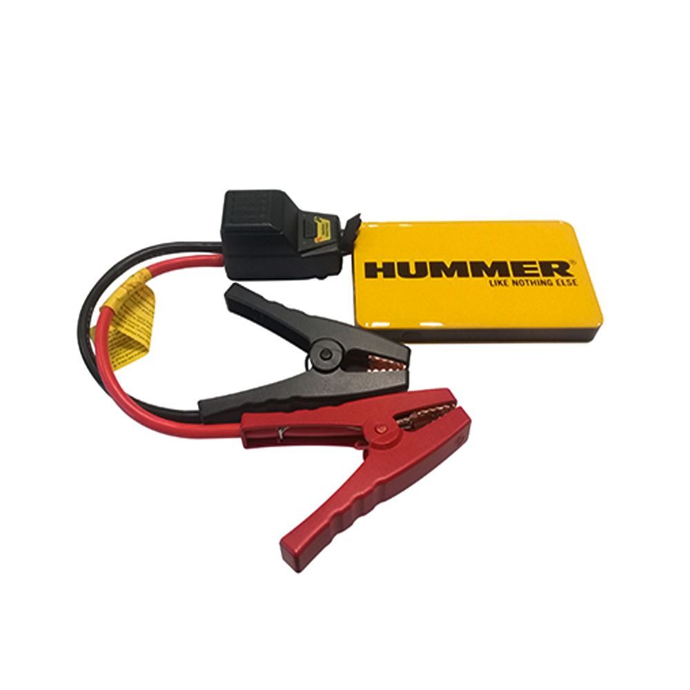 Hummer black & yellow batterie, front view