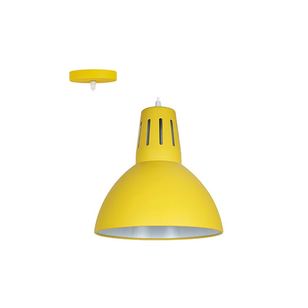 Radiant pendant light, front view