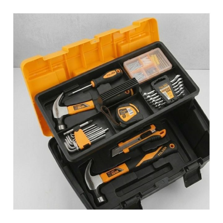 Tolsen tool set installed and lit