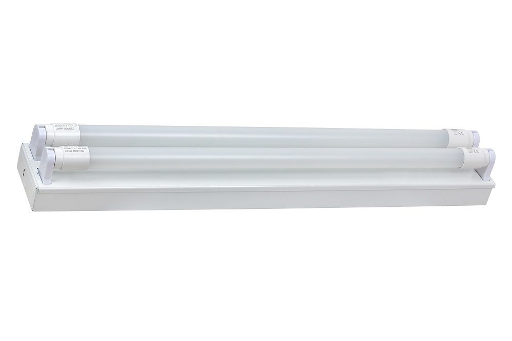 Eurolux white floodlight, front view