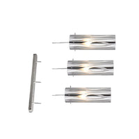 Radiant pendant light shown in its packaging