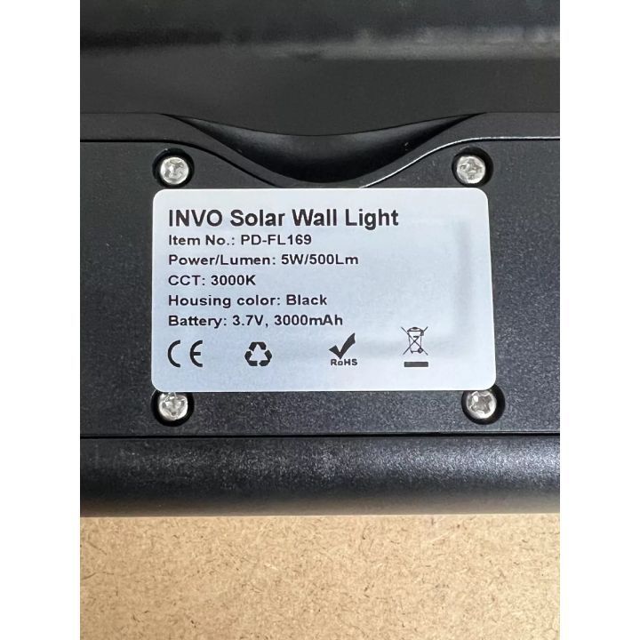 Eurolux floodlight installed and lit