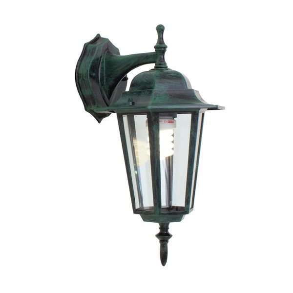 Eurolux verde green wall light, front view