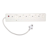 Eurolux extension cord, front view