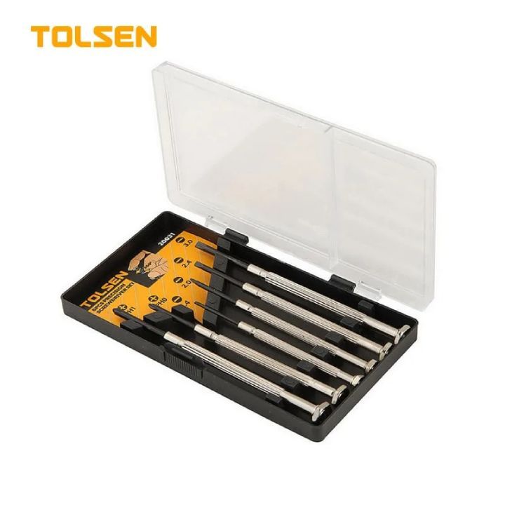 Tolsen screwdriver shown in its packaging
