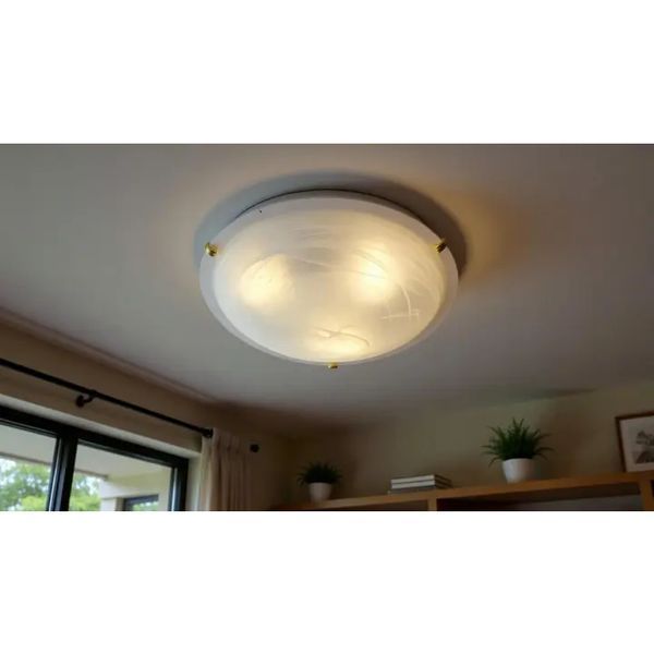 Eurolux polished brass ceiling light dimensions diagram