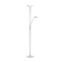 Eurolux silver / satin chrome lamp shown in its packaging