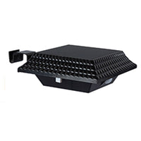 Eurolux black wall light, front view