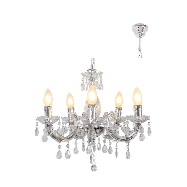 Eurolux chandelier, front view