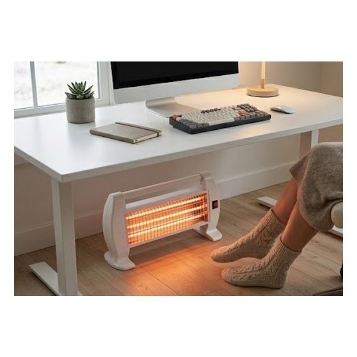 Close-up detail of the Radiant heater