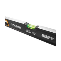 Tolsen spirit level installed and lit