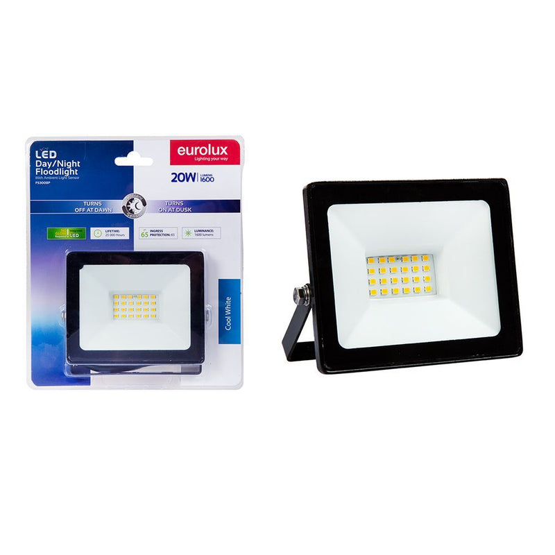 Eurolux floodlight, front view