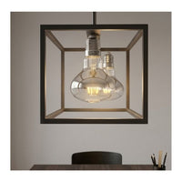 Eurolux chandelier installed and lit