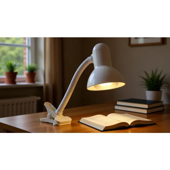 Eurolux white lamp shown in its packaging