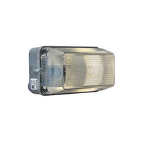 Eurolux grey bulkhead light, front view