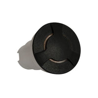 Eurolux black wall light, front view