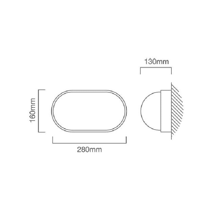 Eurolux bulkhead light, alternate angle