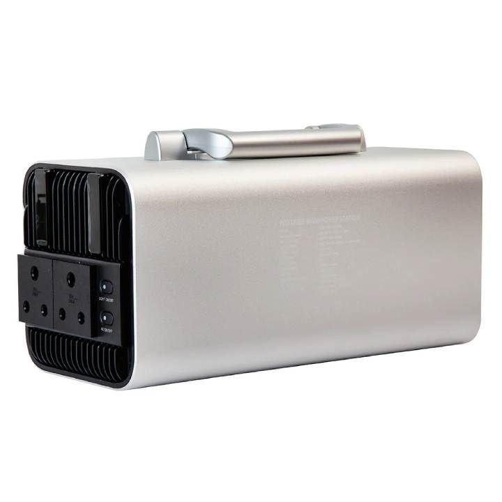 Close-up detail of the Eurolux portable power station