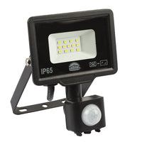 Radiant black floodlight, front view