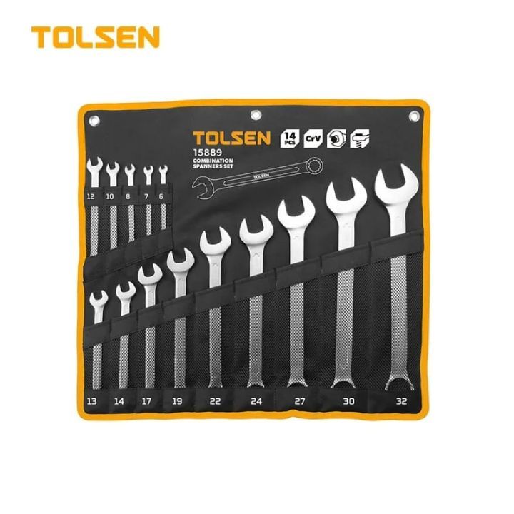 Tolsen spanner shown in its packaging