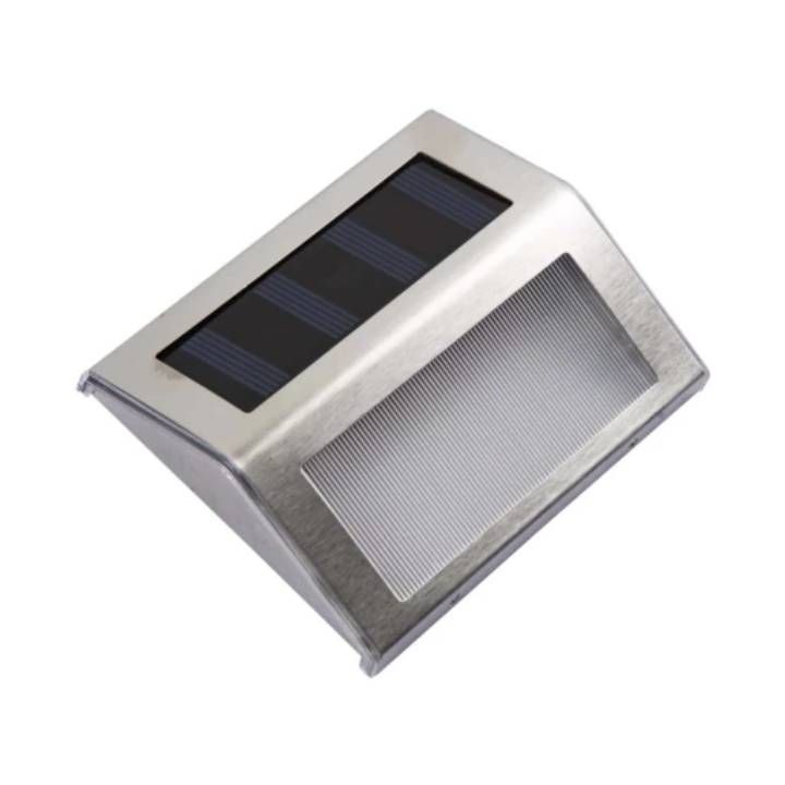 Eurolux silver garden light, front view