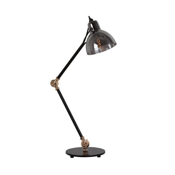 Eurolux black lamp, front view