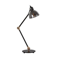 Eurolux black lamp, front view