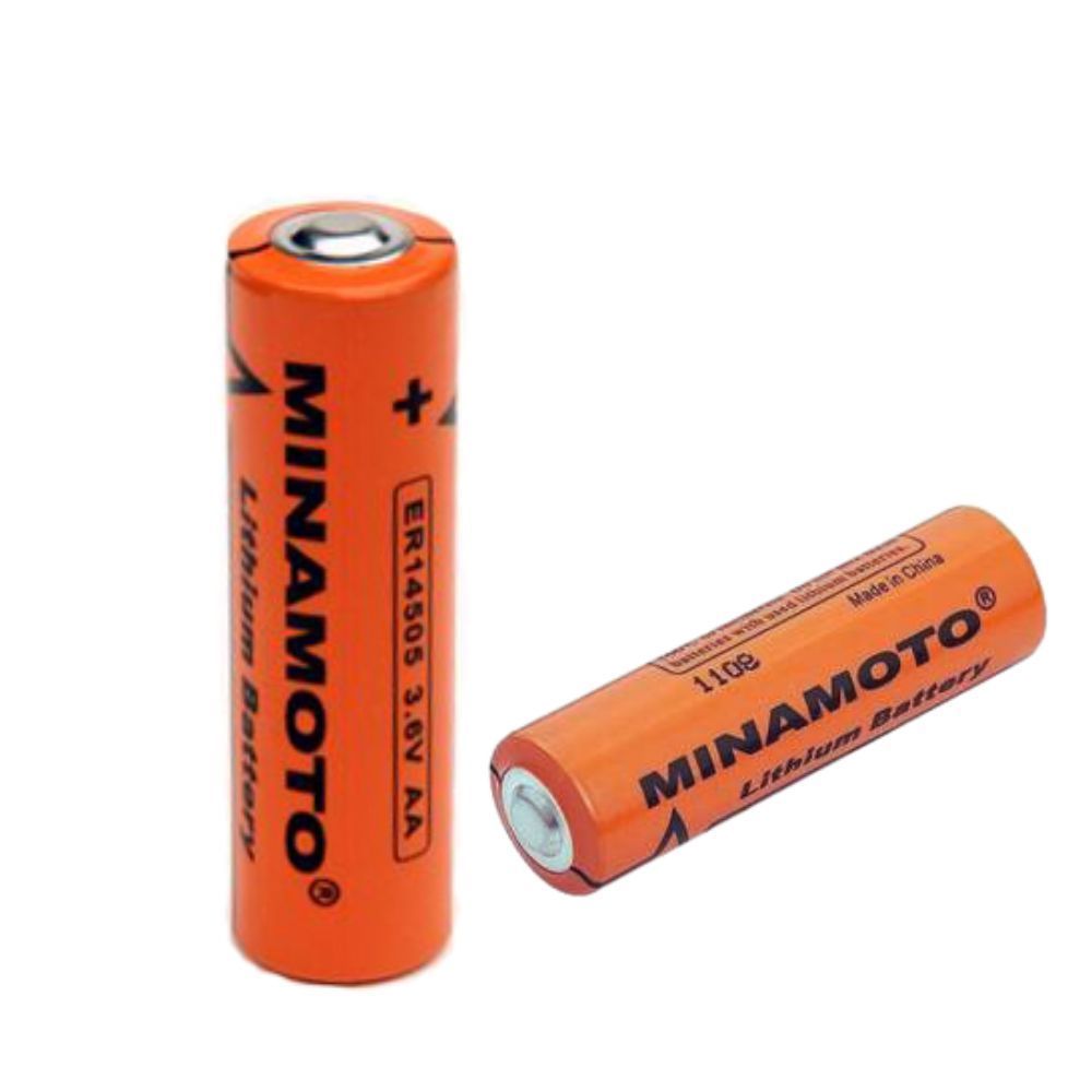 Minamoto batterie shown in its packaging