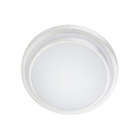 Eurolux silver ceiling light, front view