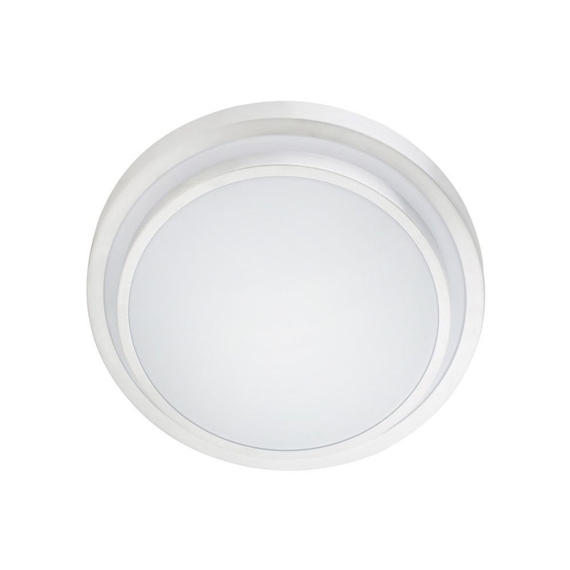Eurolux silver ceiling light, front view