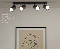Urban white and black downlight dimensions diagram