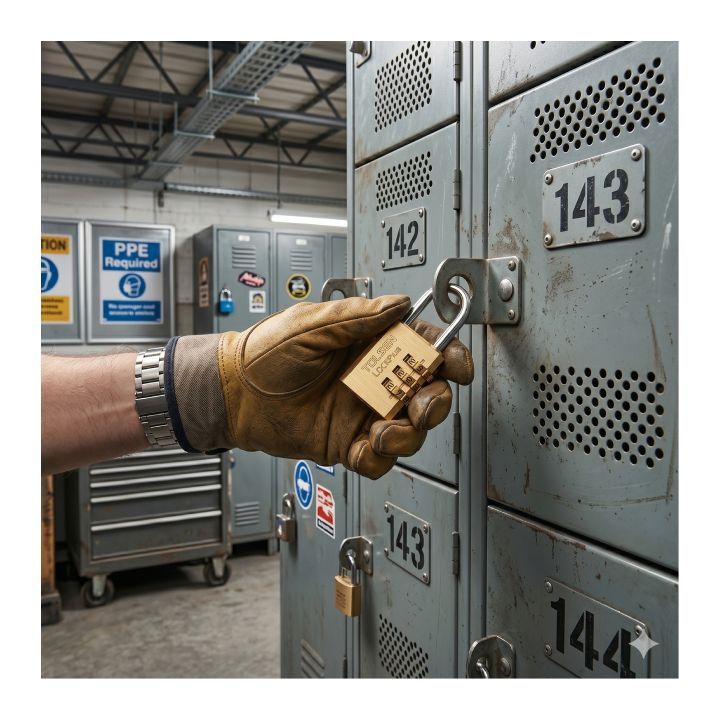 Tolsen padlock dimensions diagram