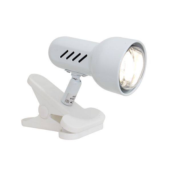 Eurolux white lamp, front view