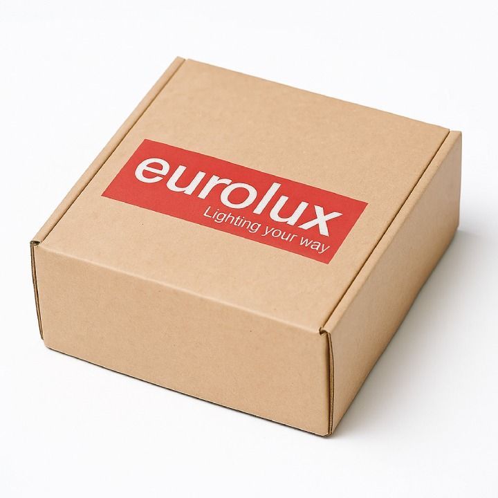 Eurolux white downlight, front view