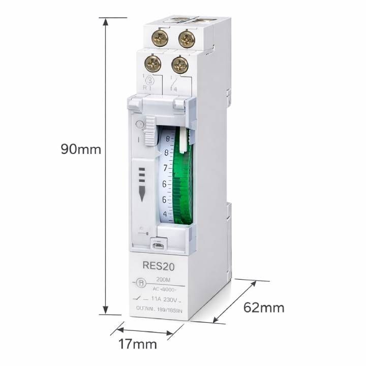 Radiant lighting timer installed and lit