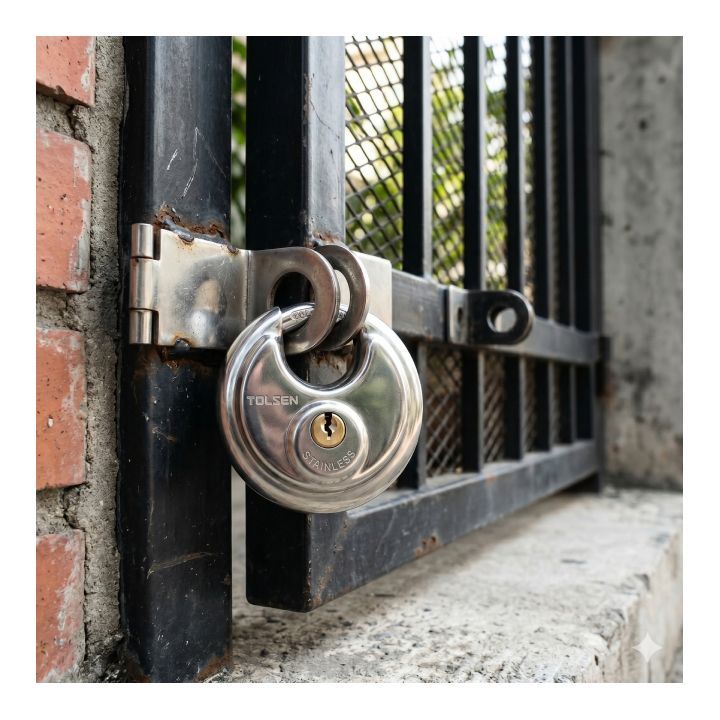 Tolsen padlock dimensions diagram