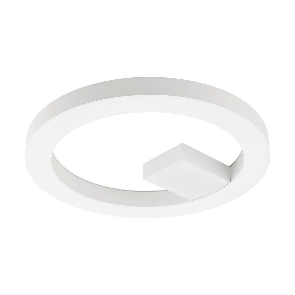 Eurolux white ceiling light, front view