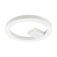 Eurolux white ceiling light, front view