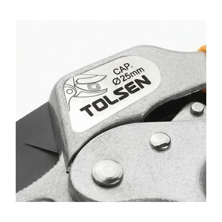 Close-up detail of the Tolsen gardening tool