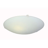 Eurolux white ceiling light, front view