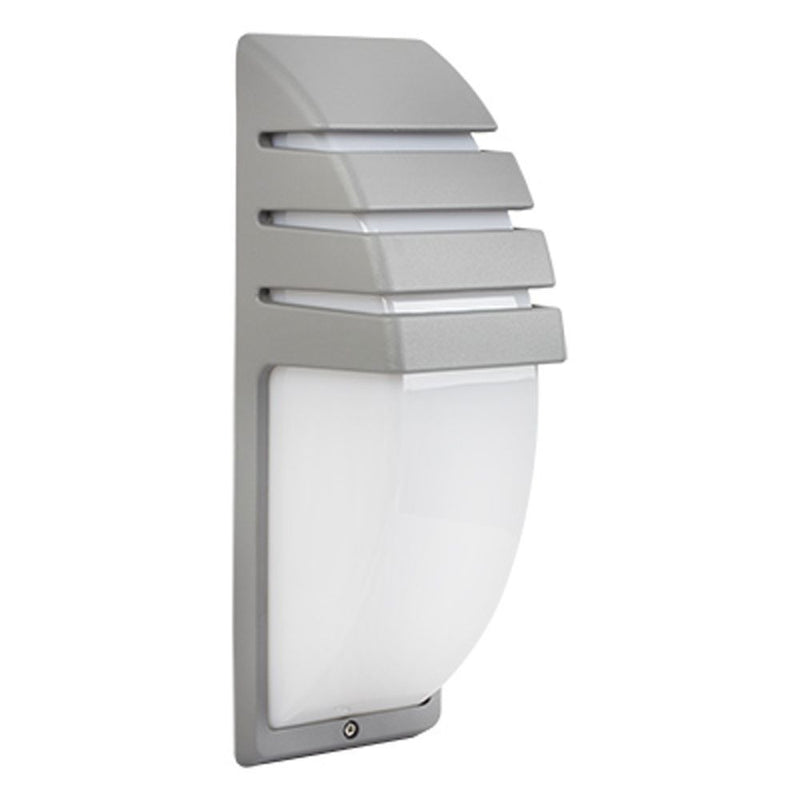 Radiant silver wall light, front view